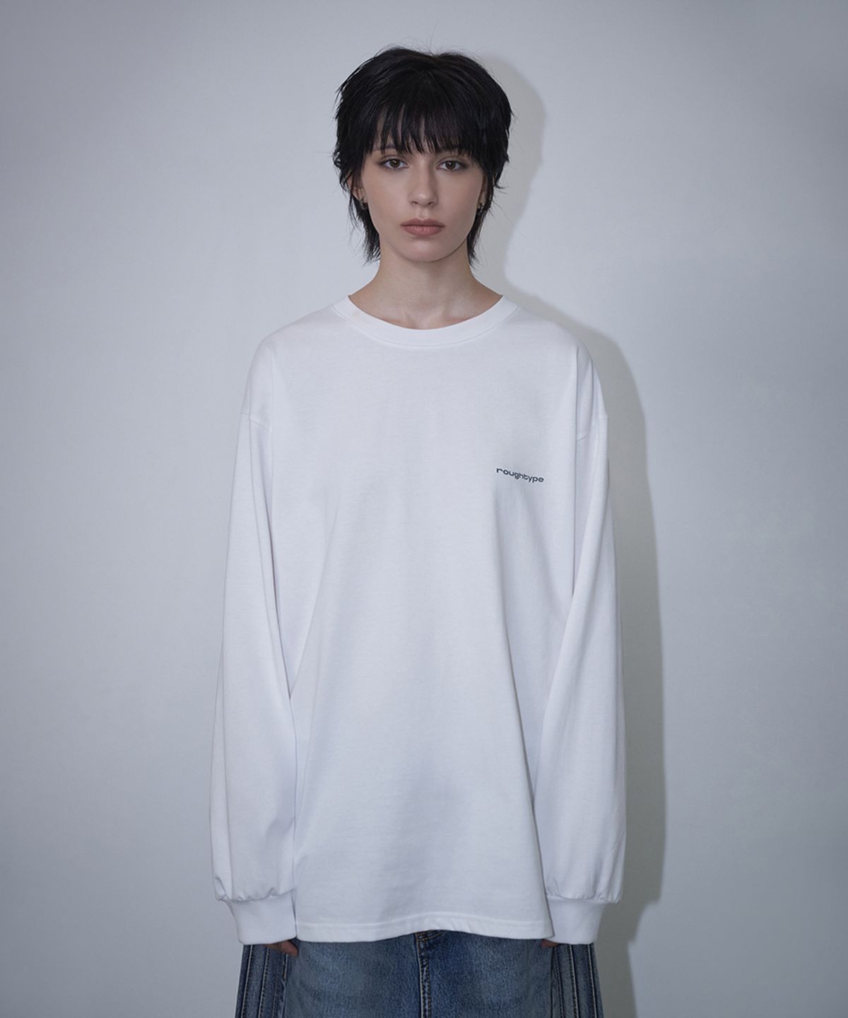 로타입(ROUGHTYPE) roughtype Signature Long Sleeve - White
