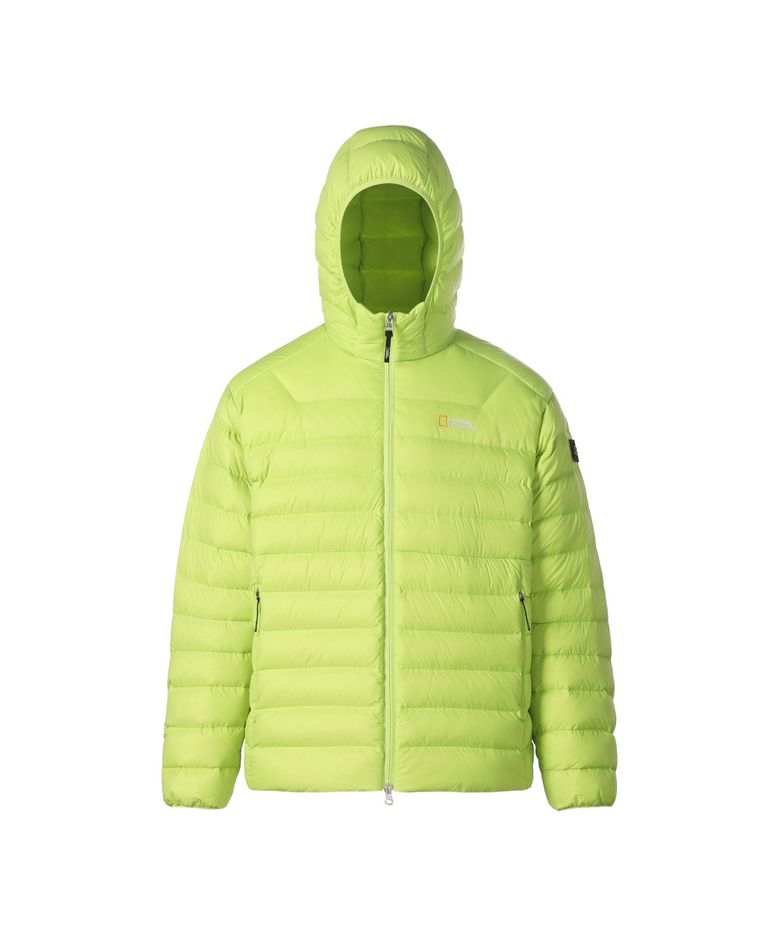 라이트팩 후드 경량 덕다운 점퍼 GREEN GLOW