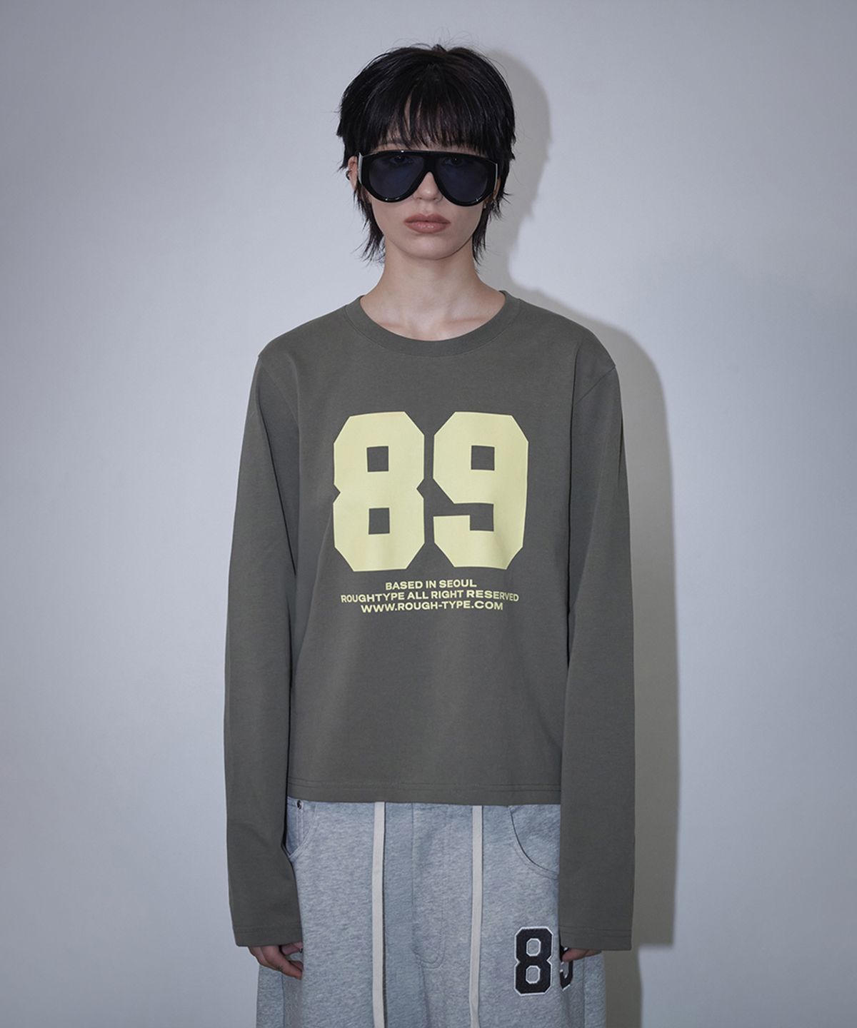 로타입(ROUGHTYPE) 89 Crop Longsleeve - Khaki