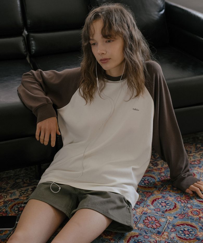 Raglan oversized modal tee [TIFA06LT04]_Ivory
