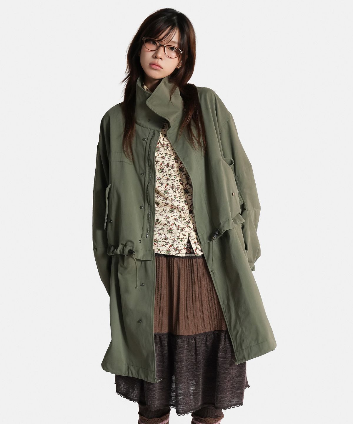 지도트(JIDOT) 2-WAY LAYERED FIELD JACKET KHAKI