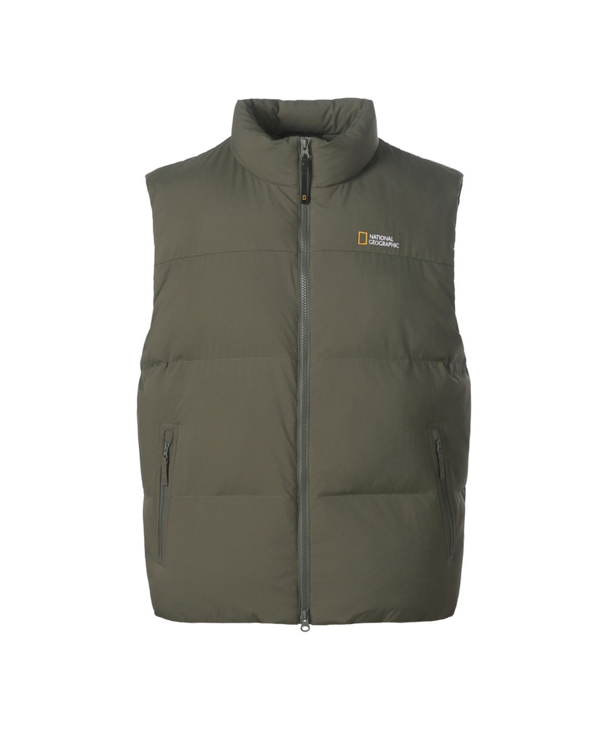 내셔널지오그래픽(NATIONALGEOGRAPHIC) 패딩 베스트 OLIVE GREEN N264UPV902