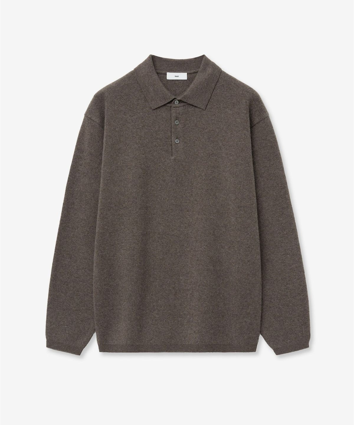 티엔지티(TNGT) Cashmere Blended Essential Polo Knit Top (Brown) TNSW6F110W2