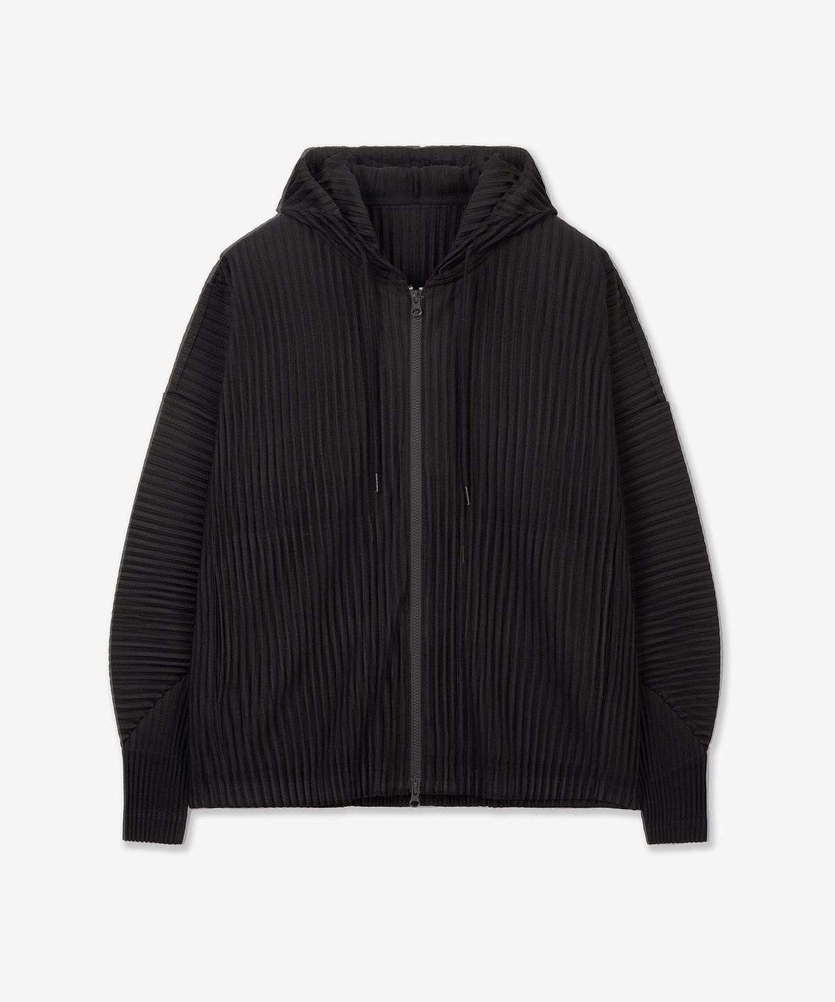 티엔지티(TNGT) Yoyogi Pleats Hooded Zip-Up (Brown) TNJU6F112W2
