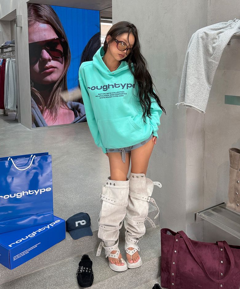 Signature Oversized Hoodie - Mint