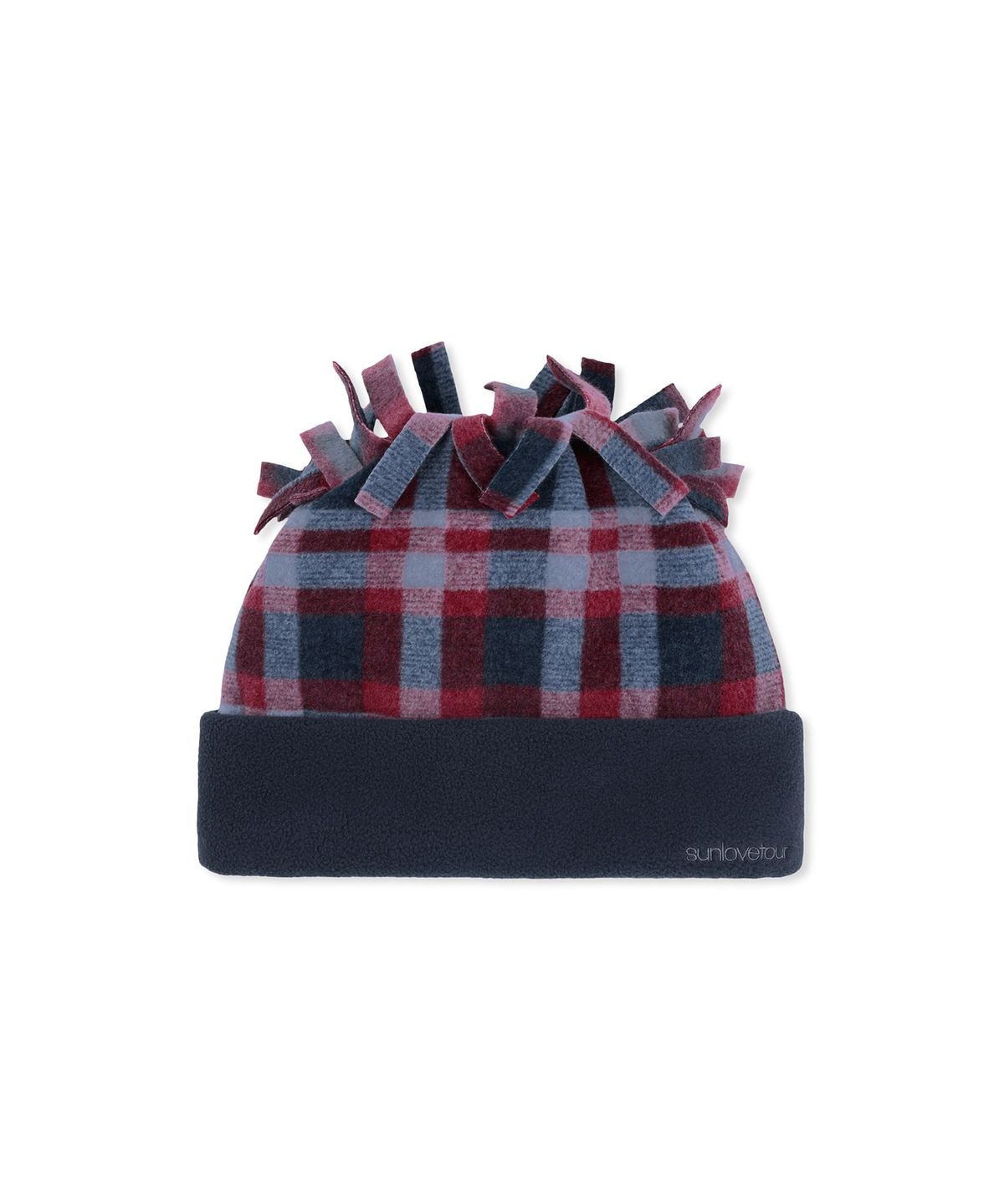 썬러브투어(SUNLOVETOUR) Tie Fleece Beanie Navy