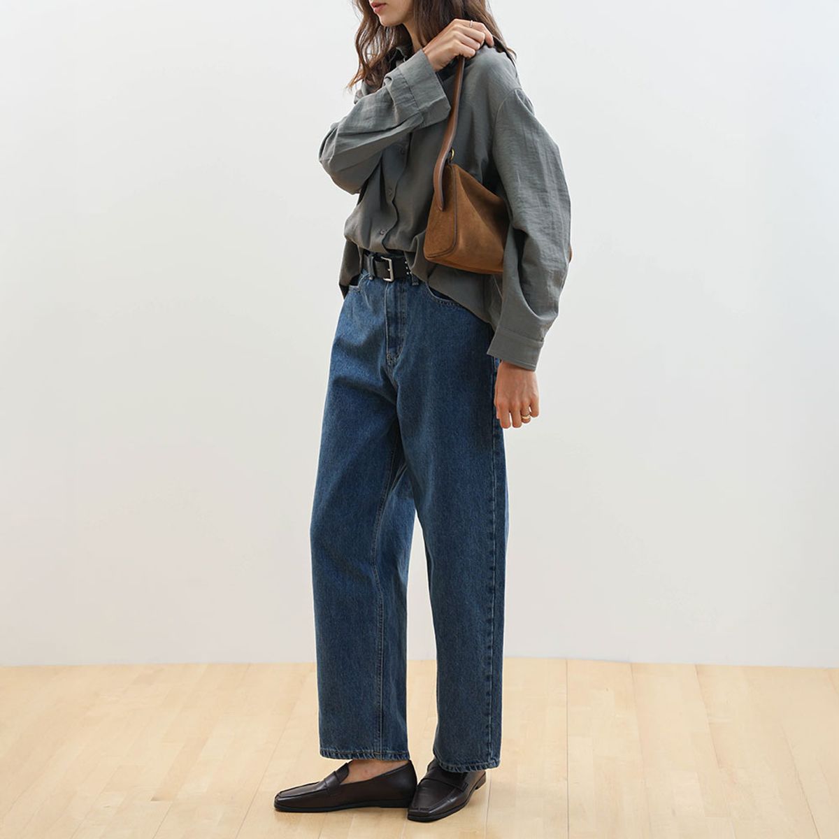 웬스데이딜라잇(WEDNESDAY DELIGHT) WD_Wide straight jeans