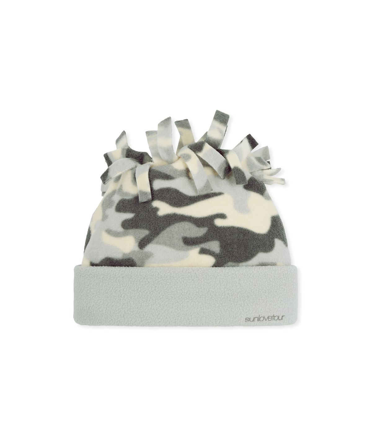 썬러브투어(SUNLOVETOUR) Tie Fleece Beanie Camo