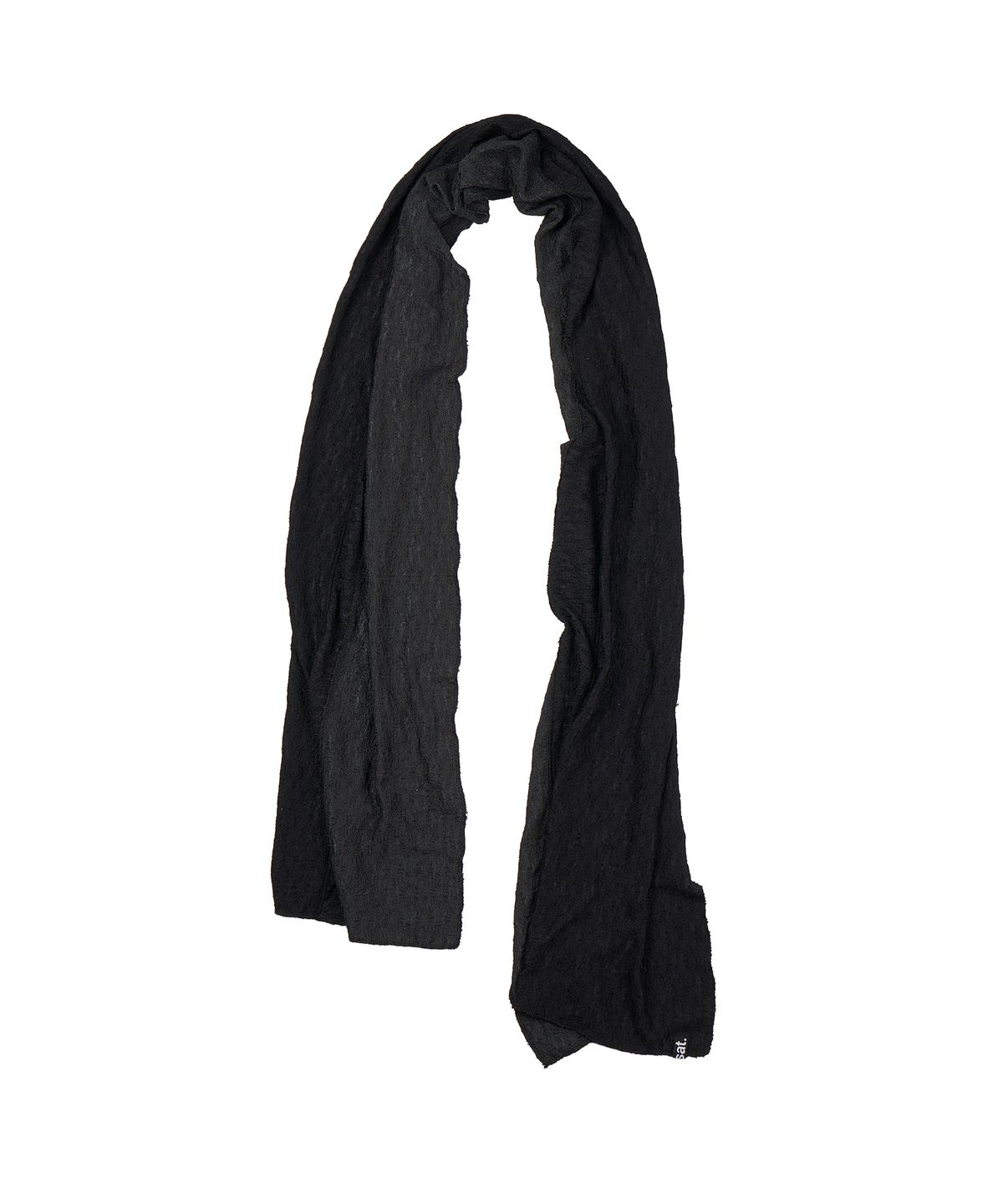 마사트(MASAT) Texture Mix Scarf _ Black