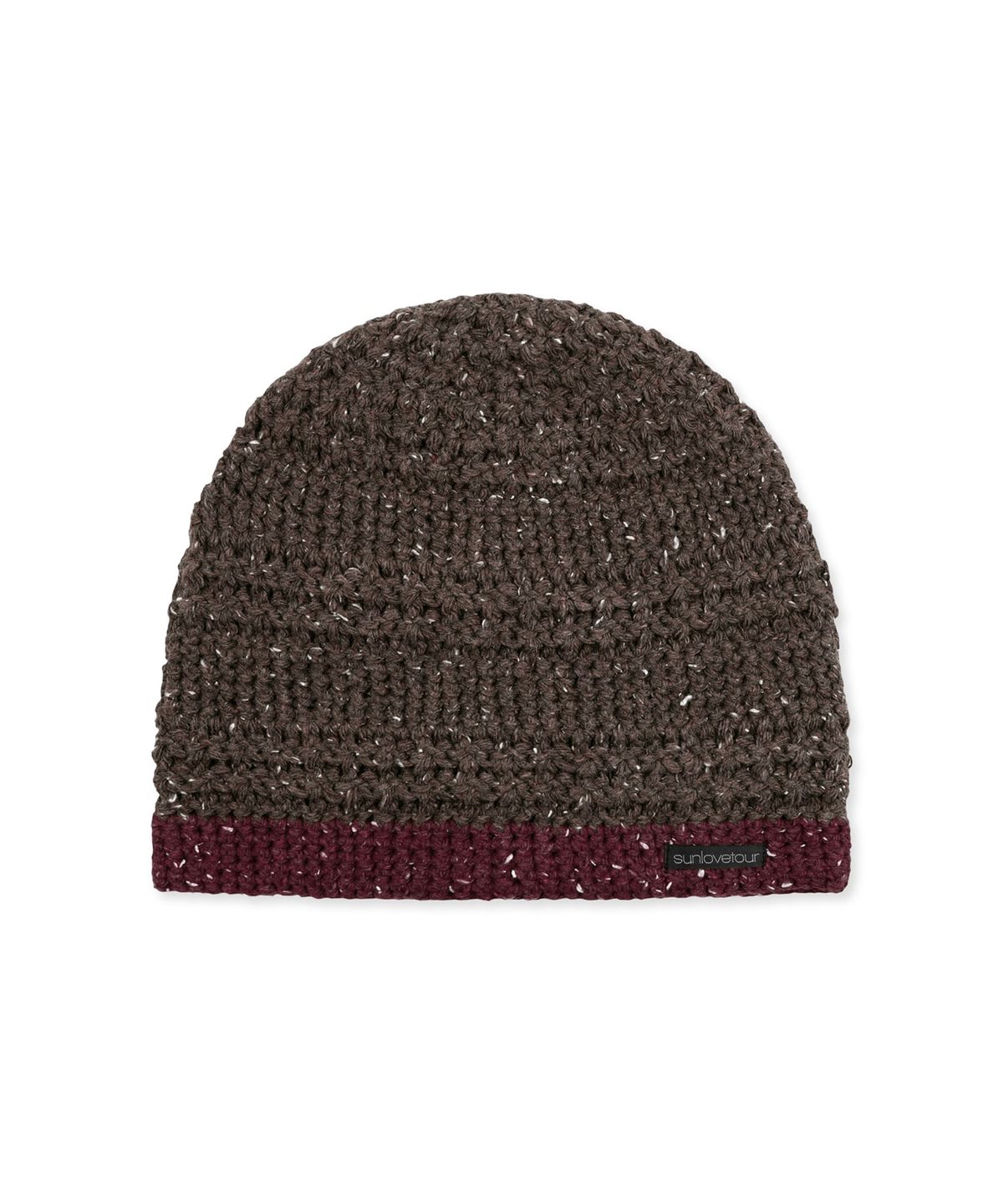 썬러브투어(SUNLOVETOUR) Nep Knit Beanie Brown