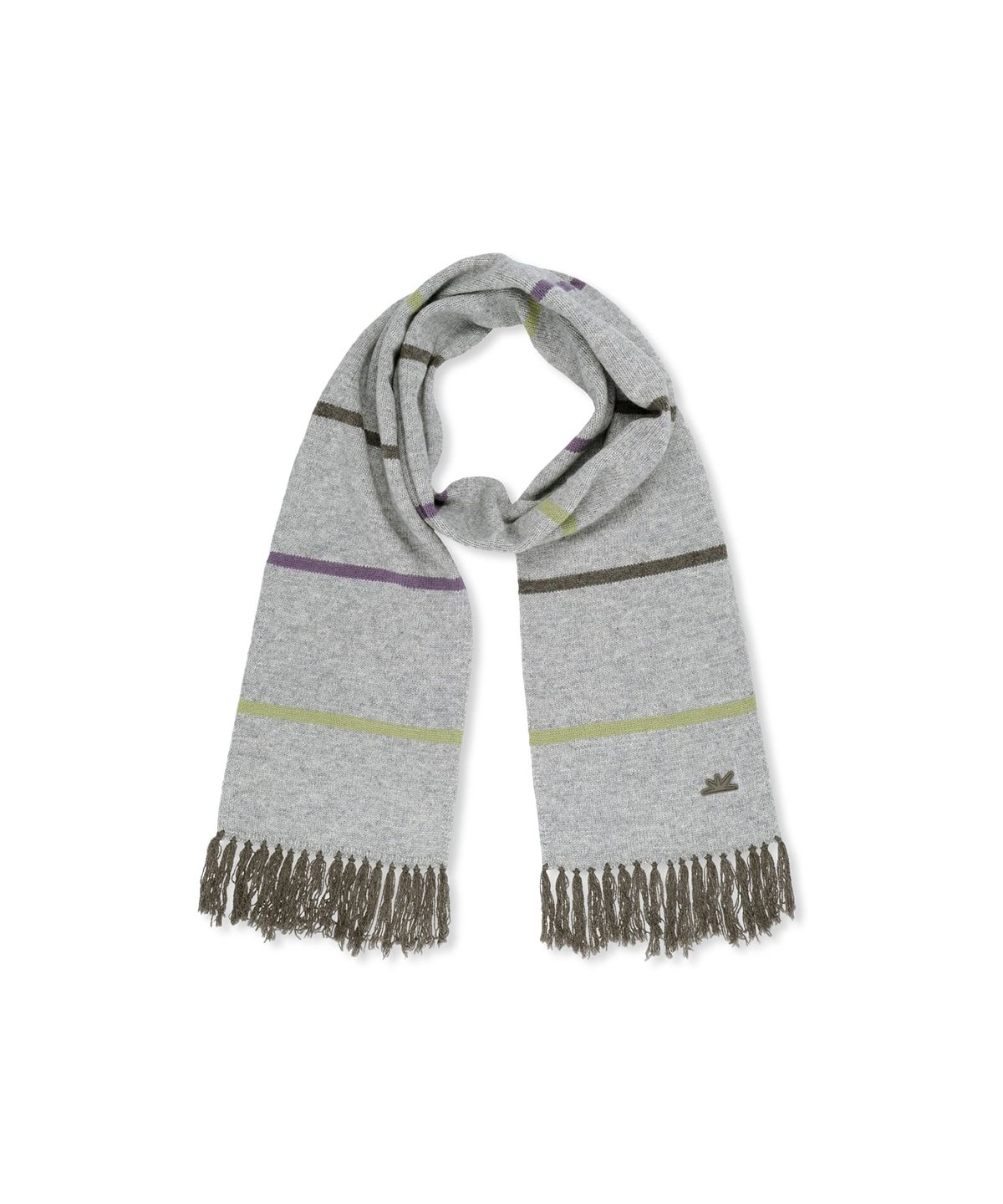 썬러브투어(SUNLOVETOUR) Multi Stripe Muffler Heather Grey