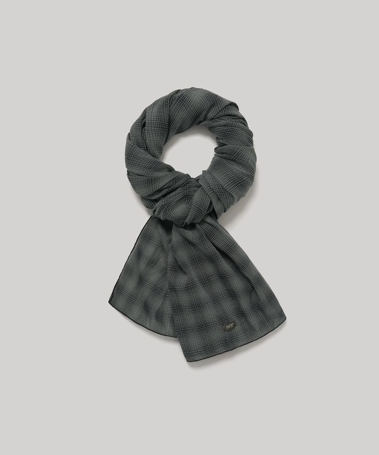 Zephyr Washed Scarf (Gray Ombre)