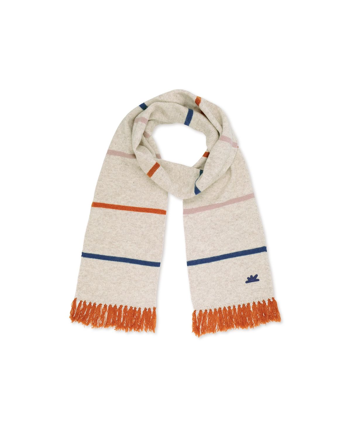 썬러브투어(SUNLOVETOUR) Multi Stripe Muffler Oatmeal