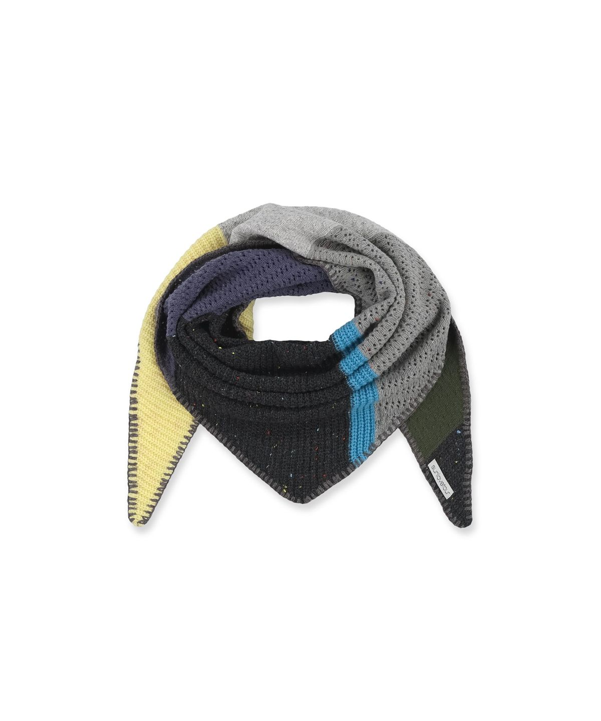 썬러브투어(SUNLOVETOUR) Knit Tri Bandana Charcoal