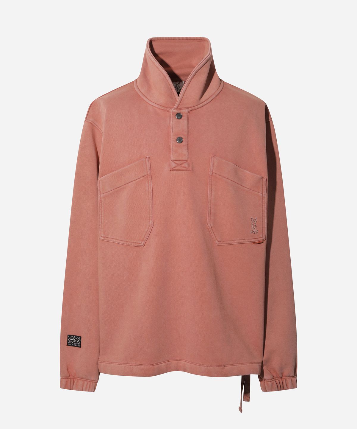 디오디(DOD) 페이드 워싱 반집 아노락 (PINK)