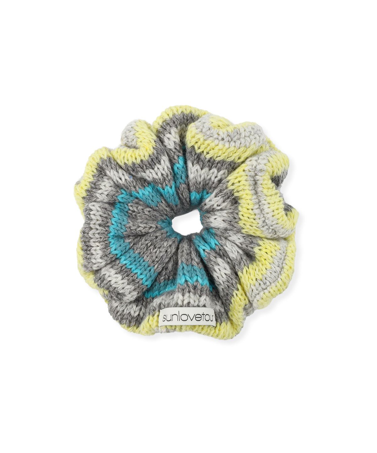 썬러브투어(SUNLOVETOUR) Crochet Scrunchie Heather Grey