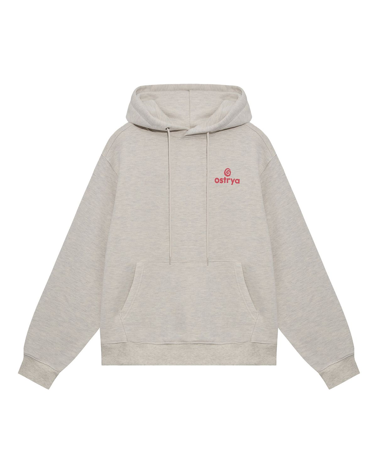 오스트리야(OSTRYA) 26FW Core Logo Hoodie Gray
