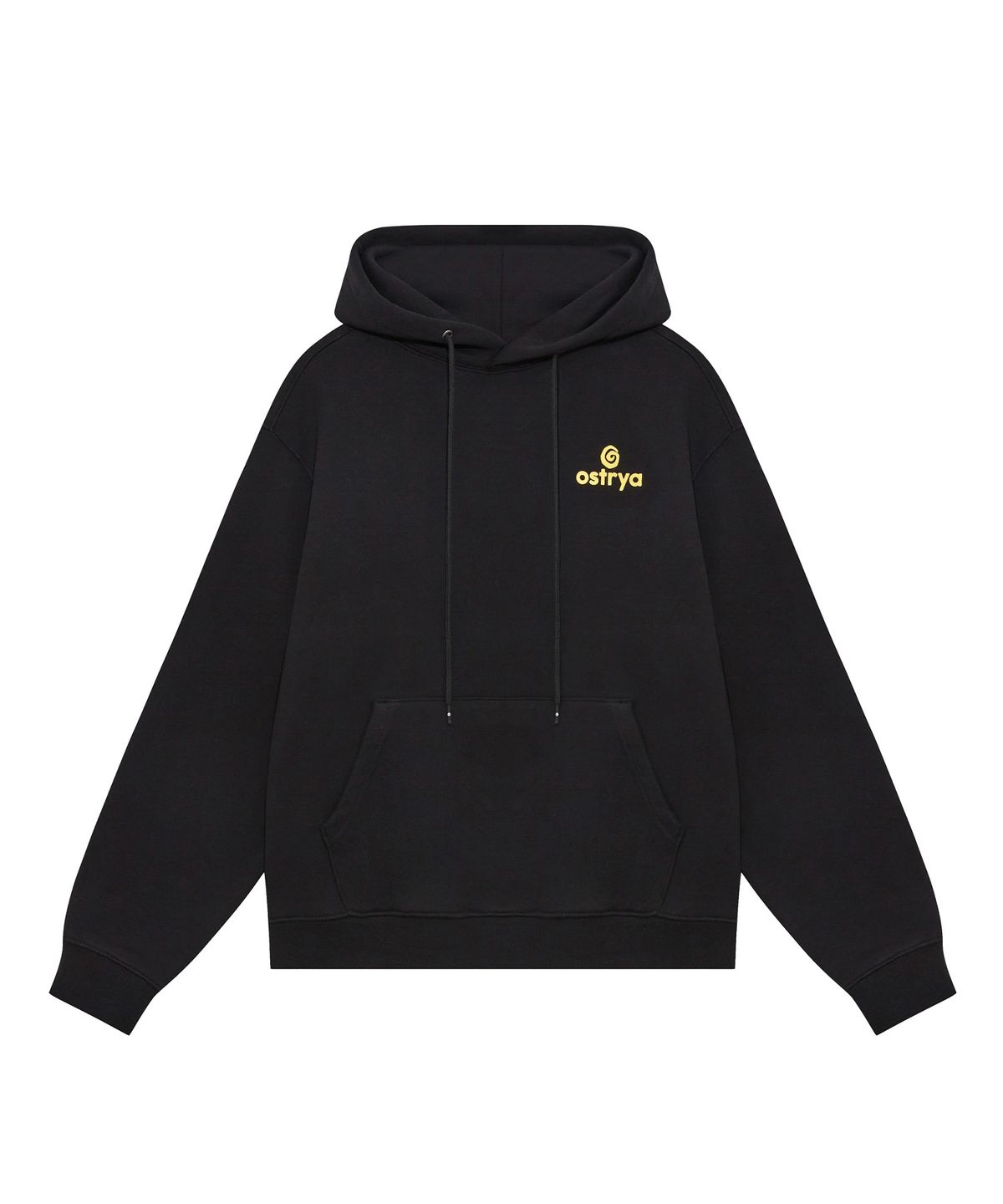오스트리야(OSTRYA) 26FW Core Logo Hoodie Black