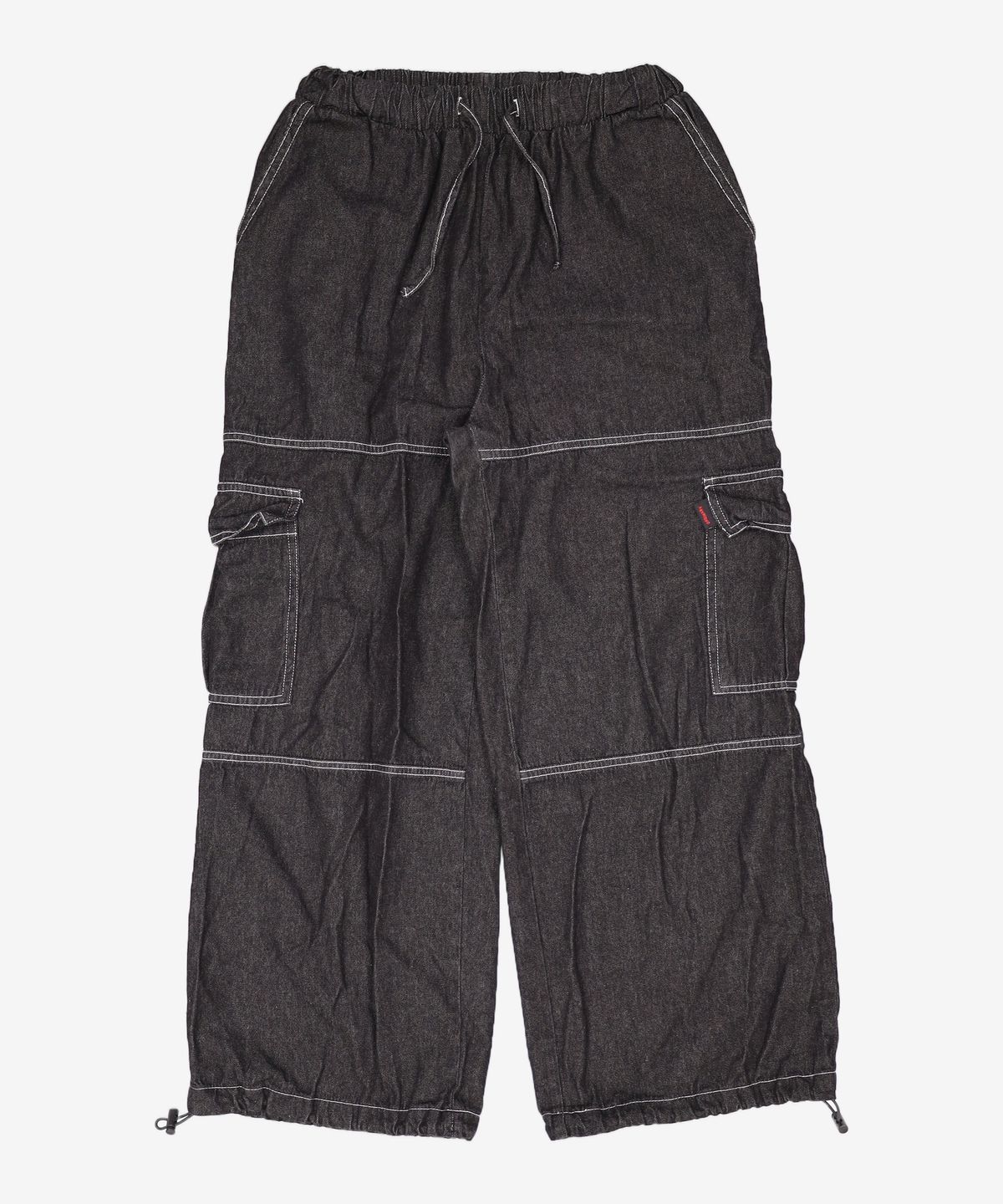 오디너리 홀리데이(ORDINARY HOLIDAY) 데님스티치와이드팬츠 DENIM STITCH POINT WIDE PANTS FREE