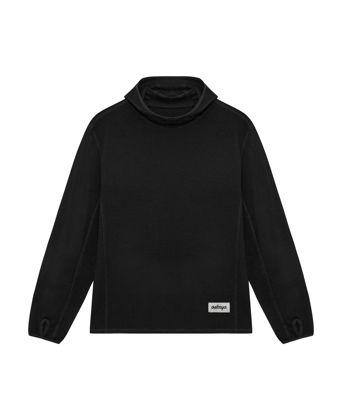 오스트리야(OSTRYA) 26FW Ridge Base Hoodie Black