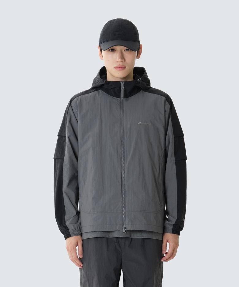 윈드스토퍼 컬러블럭 자켓 (S26FMPJK10) Black
