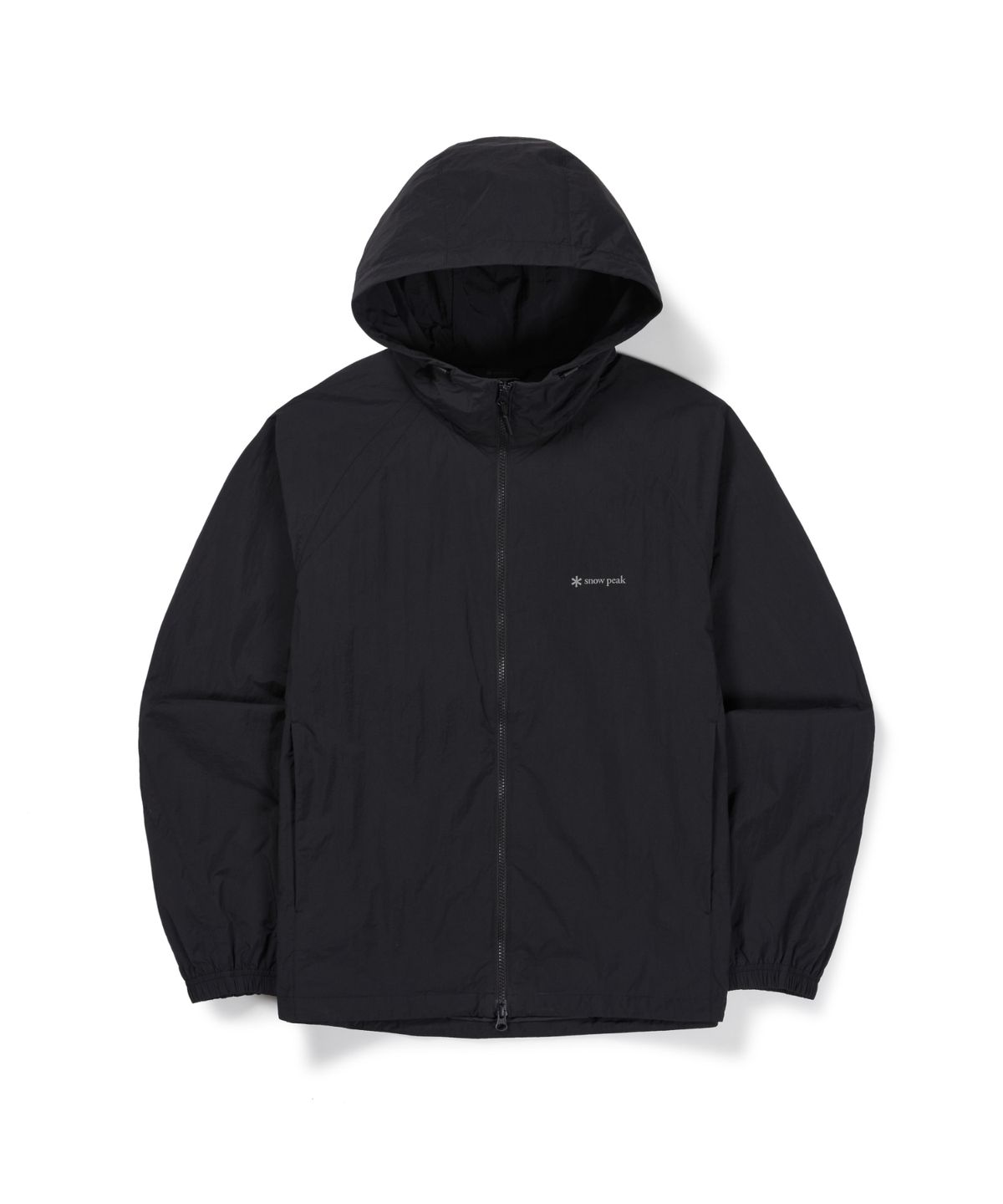 스노우피크 어패럴(SNOWPEAK APPAREL) 경량 타슬란 컬러블럭 바람막이 (S26FMLWB40) Black
