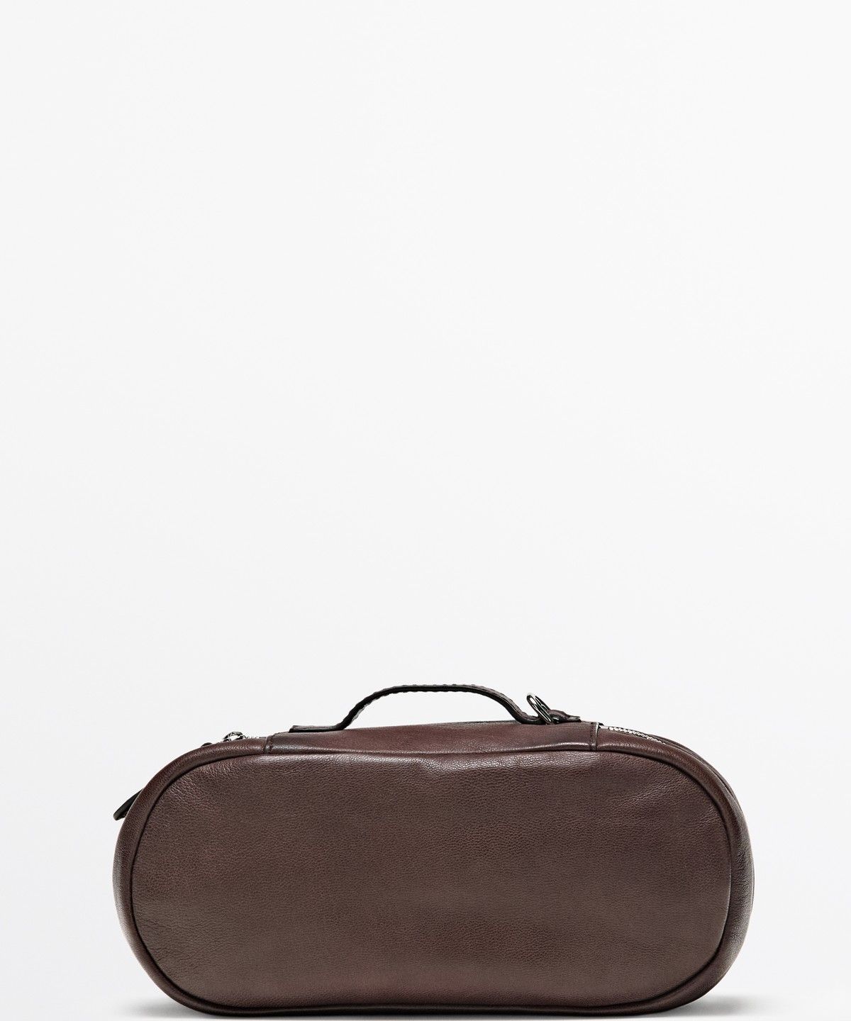 마시모두띠(MASSIMO DUTTI) 오벌 나파 레더 토일렛백