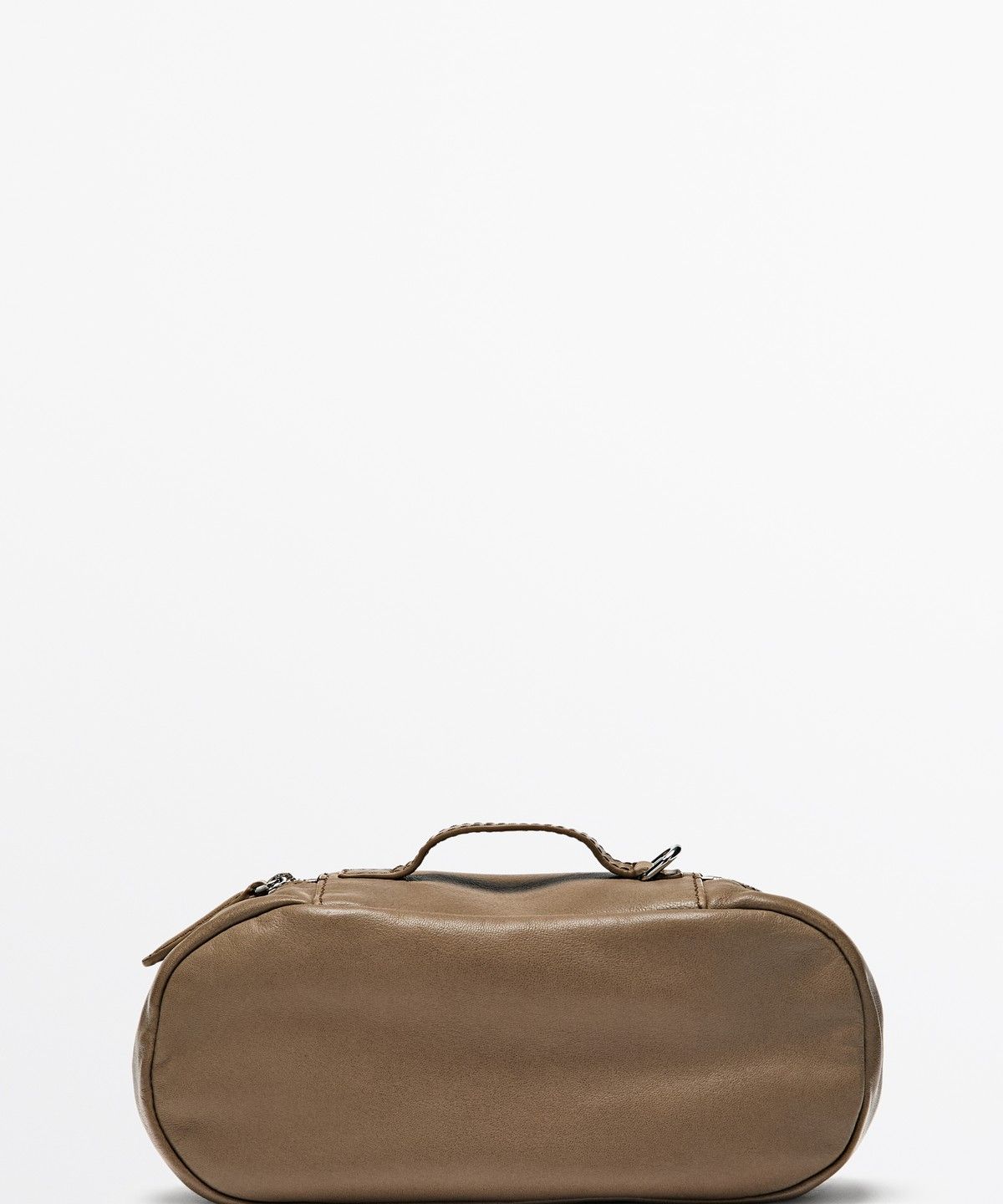 마시모두띠(MASSIMO DUTTI) 오벌 나파 레더 토일렛백