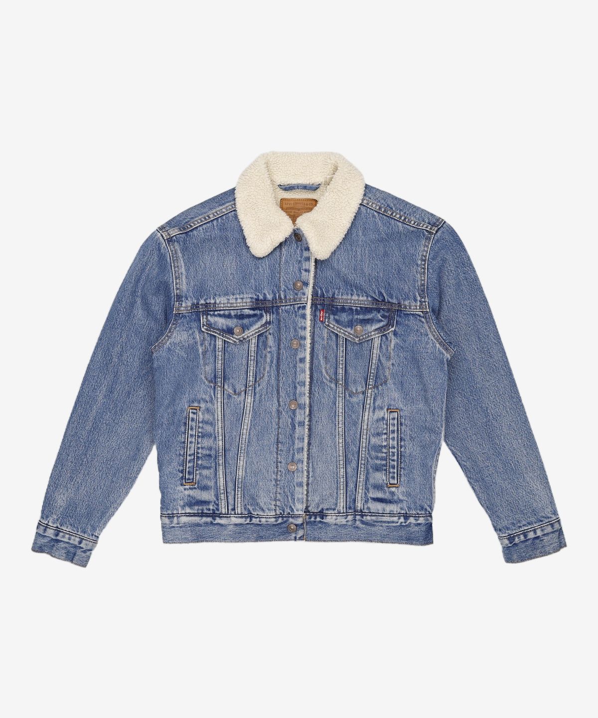 리바이스(LEVI'S) EX-보이프렌드 쉐르파 트러커 자켓_36137-0005 XS