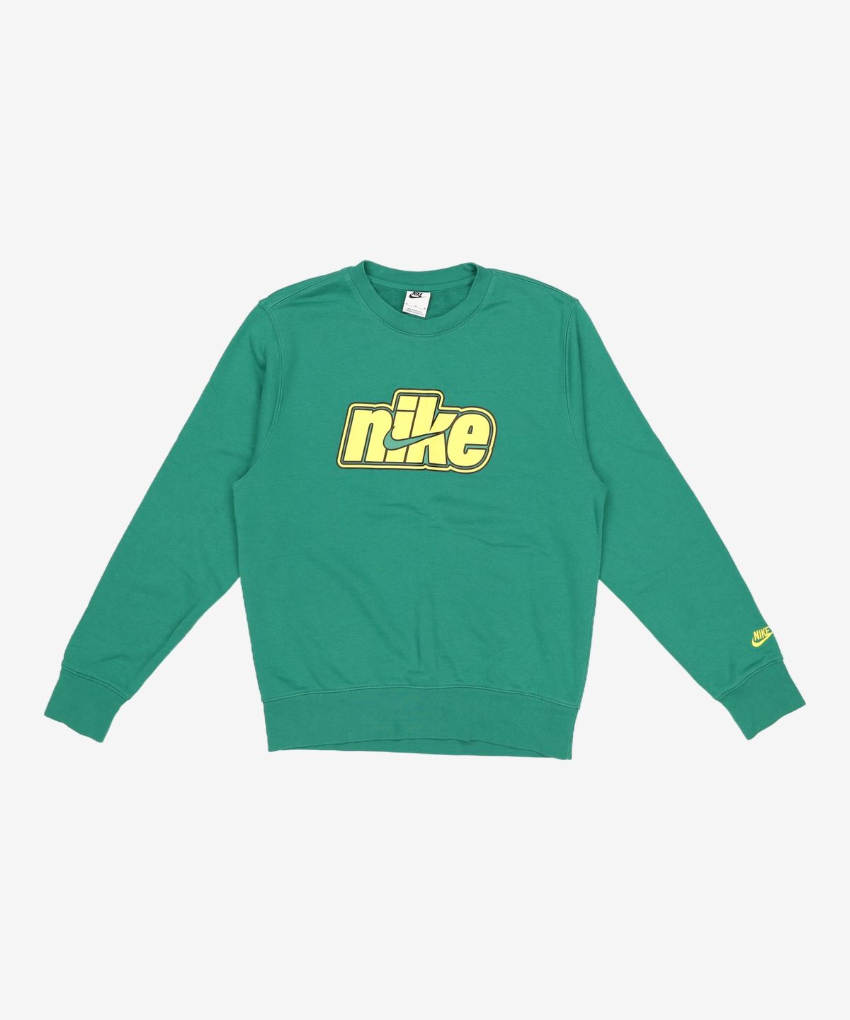 나이키(NIKE) 스포츠웨어 클럽 프렌치 테리 크루넥 스웻셔츠 W - 말라카이트:라이트닝 / IF0698-365 M
