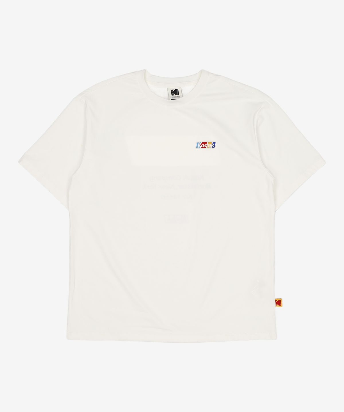 코닥(KODAK) 컬러킨즈 워딩로고 반팔티셔츠 WHITE L