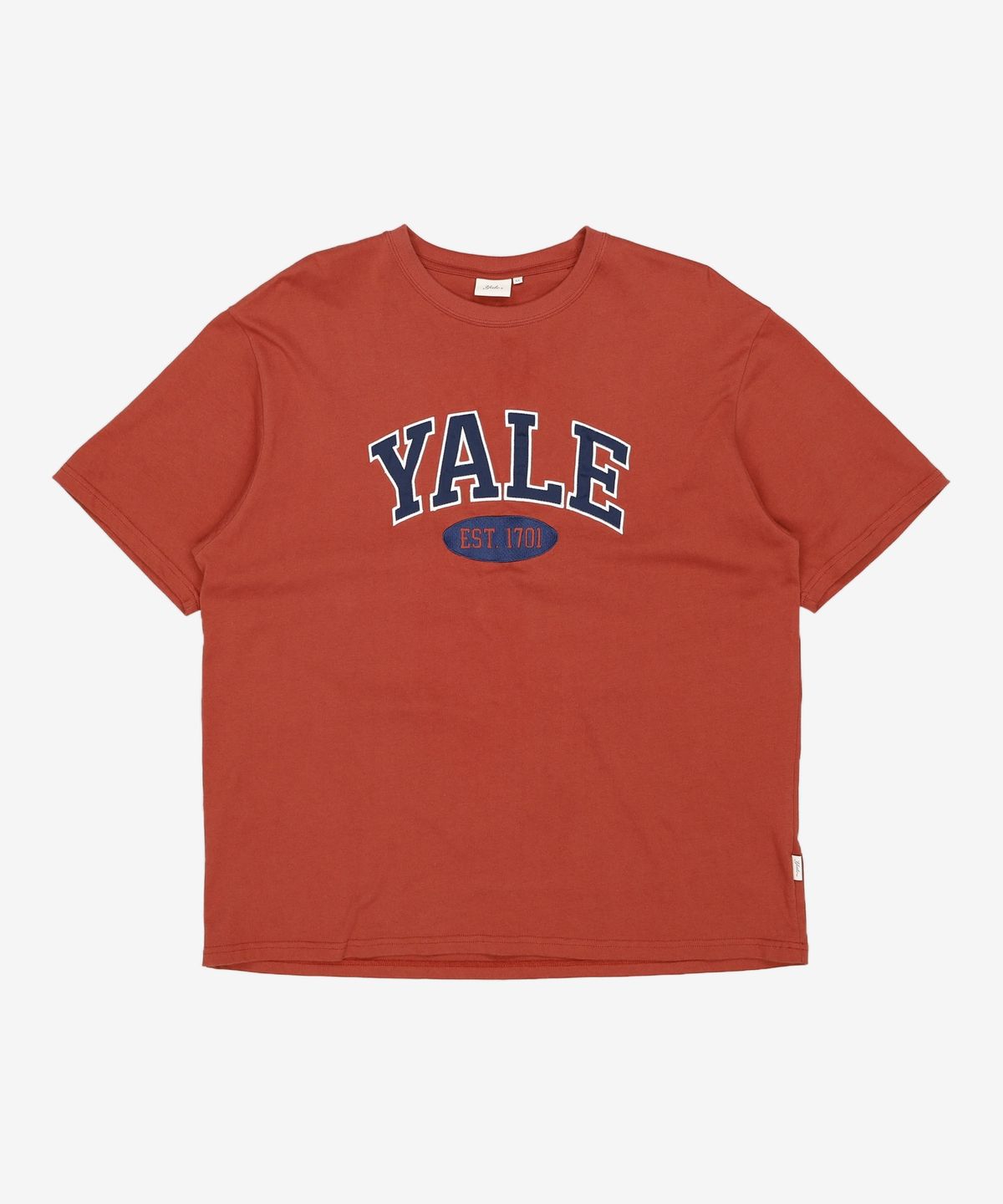 예일(YALE) 투톤아치 반팔티셔츠_코랄 XL