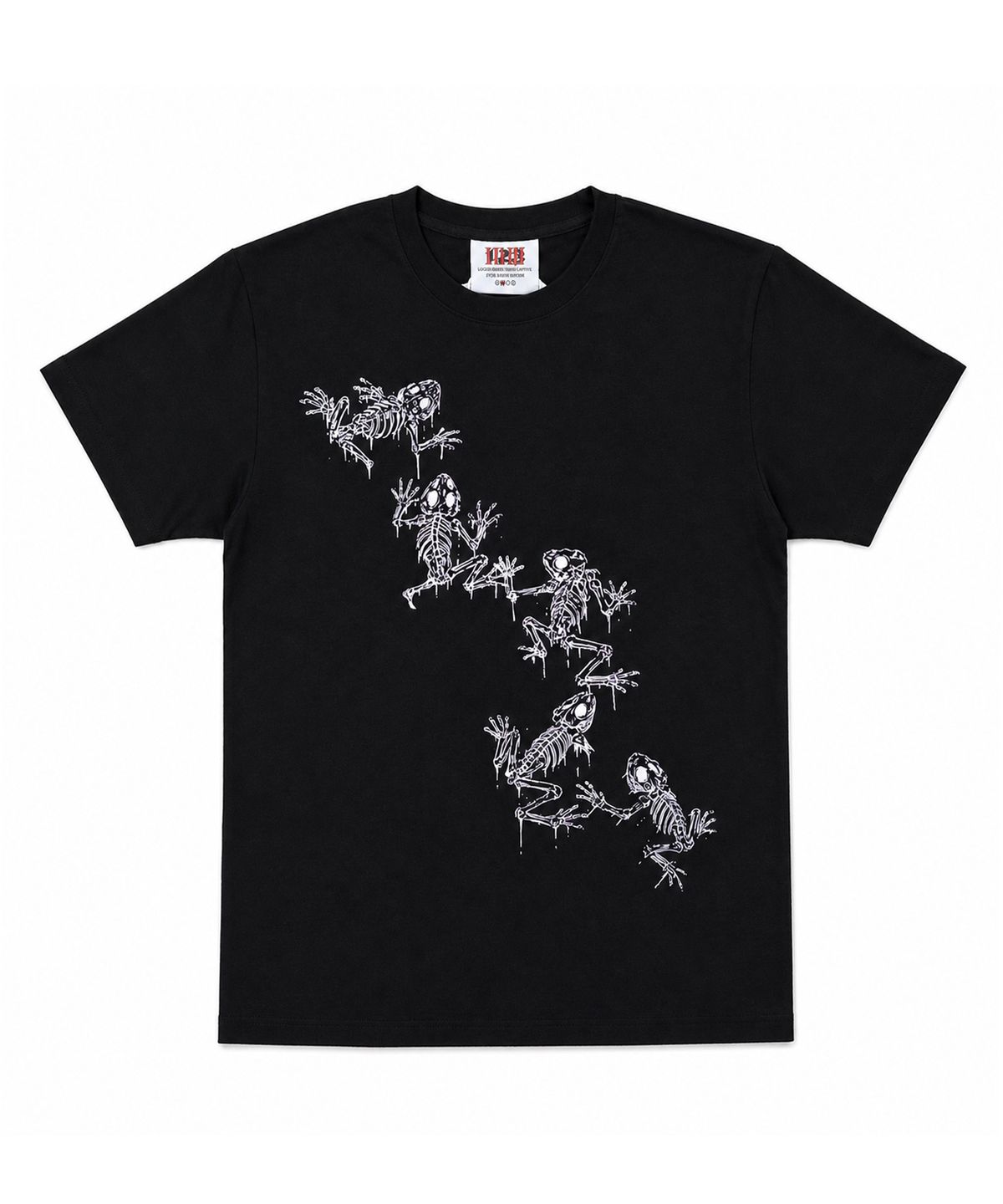 에이치알티엠(HRTM) [123 SKATEBOARDING] WORK IN FROGRESS T-SHIRTS BLK