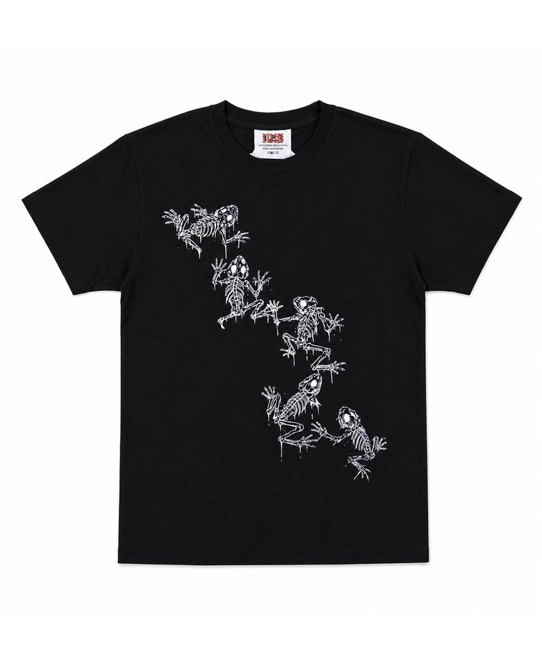 [123 SKATEBOARDING] WORK IN FROGRESS T-SHIRTS BLK