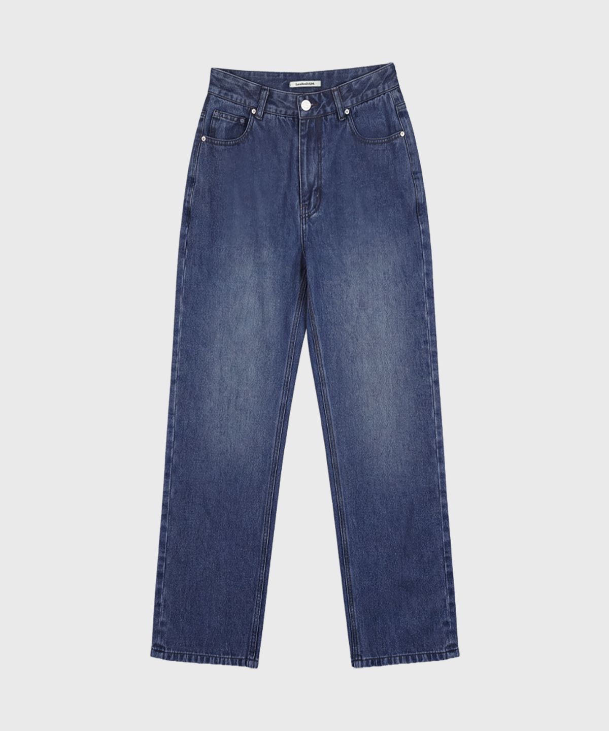 런던다다(LONDONDADA) Essential Straight Jeans, BLUE
