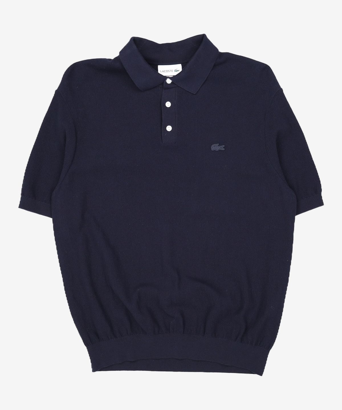 라코스테(LACOSTE) 남성 피케 반팔 스웨터 폴로 [블랙] 4