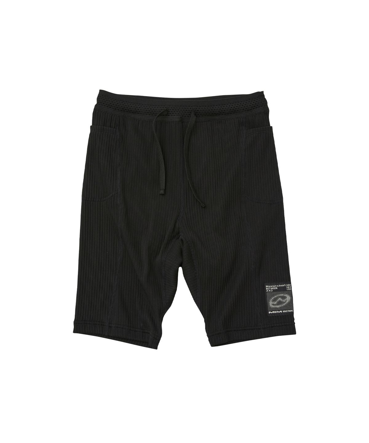 엠아이엠(MIM) RIBBED HALF TIGHTS_Black