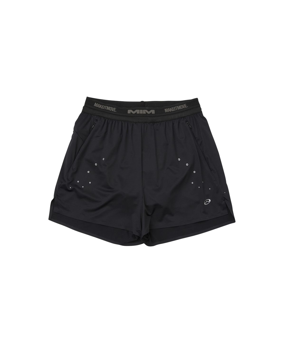 엠아이엠(MIM) SPLIT SHORTS_Black