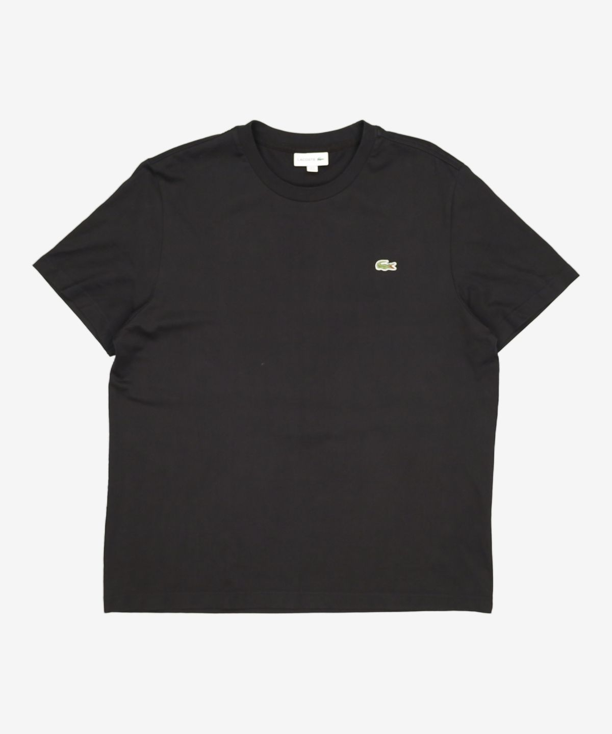 라코스테(LACOSTE) 남성 베이직 크루넥 티셔츠 [블랙] XL
