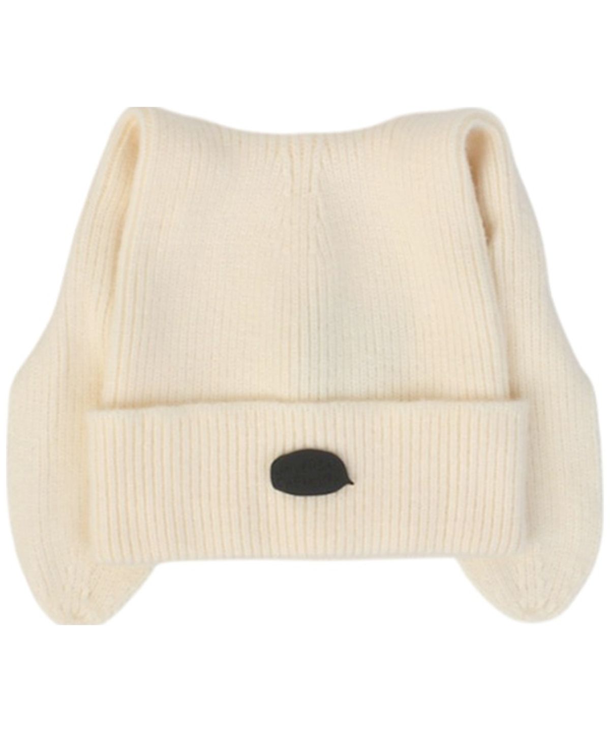 유니버셜 케미스트리(UNIVERSAL CHEMISTRY) Rabbit Short Ear Cream Beanie 고양이비니