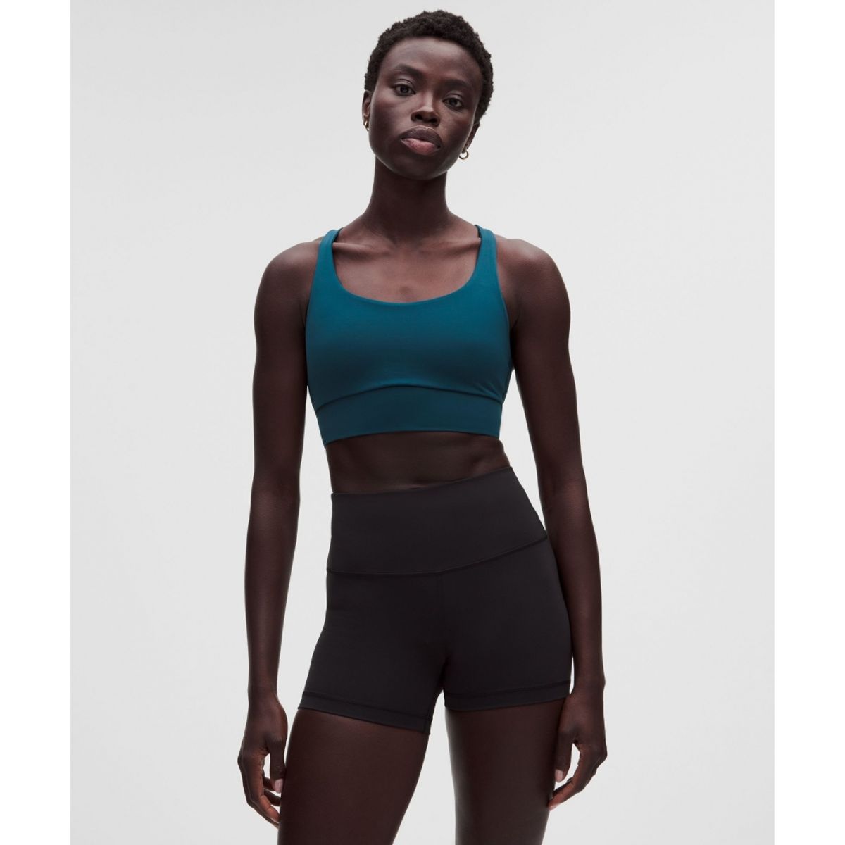 룰루레몬(LULULEMON) 에너지 롱라인 브라 미디엄 서포트, B–D컵 *에볼브