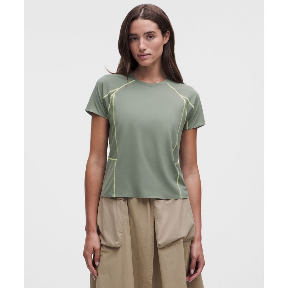 룰루레몬(LULULEMON) UV 프로텍티브 벤틸레이티드 숏슬리브 셔츠  WILO ELLE