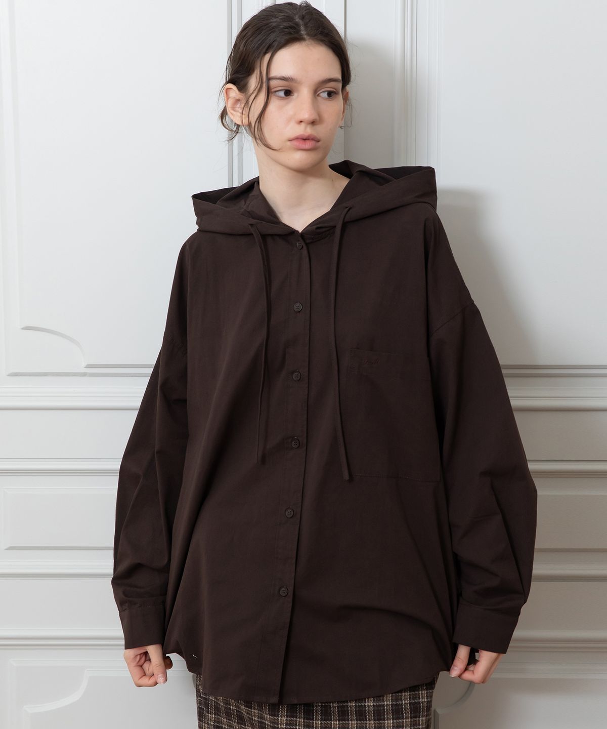 제이마크뉴욕(JMARKNEWYORK) Oversized hooded Shirt_2color