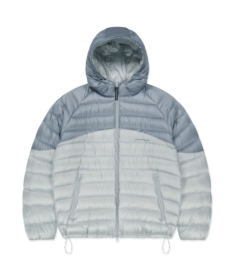 CONTRAST LIGHT WEIGHT DOWN JACKET gray