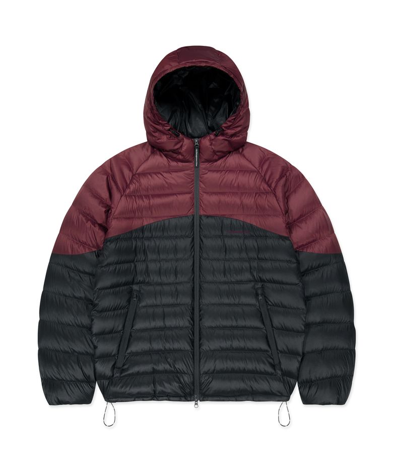 CONTRAST LIGHT WEIGHT DOWN JACKET black