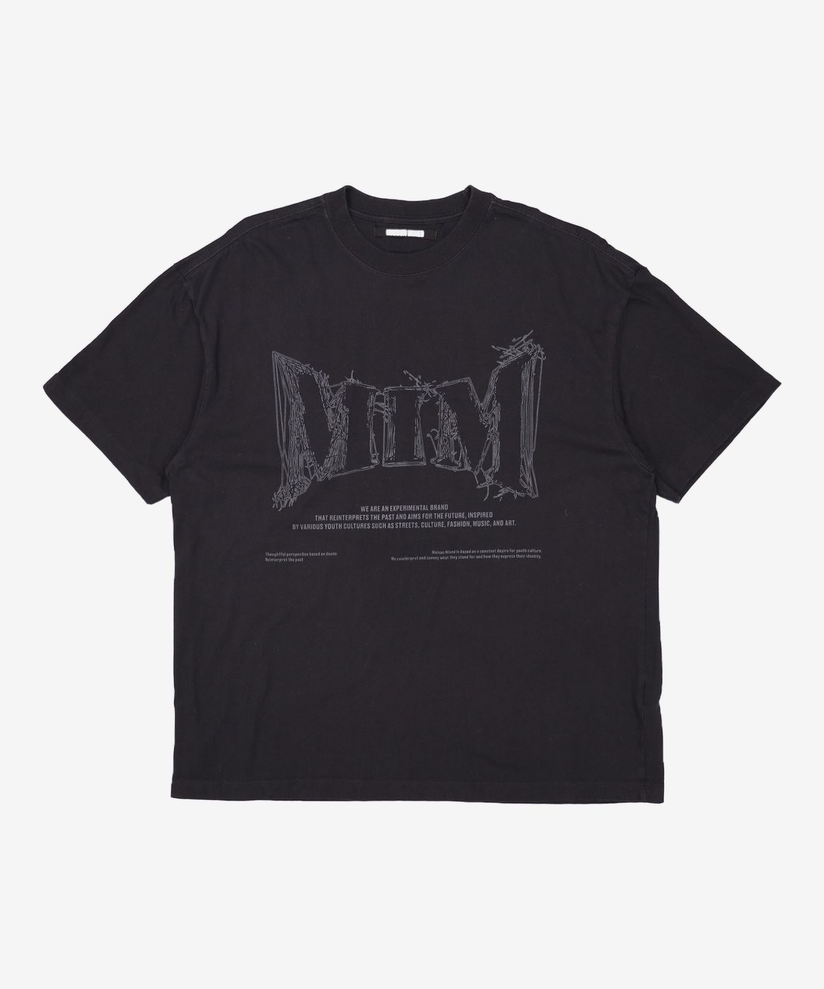 메종미네드(MAISON MINED) DOODLE HEART RINGER HALF T WHITE L