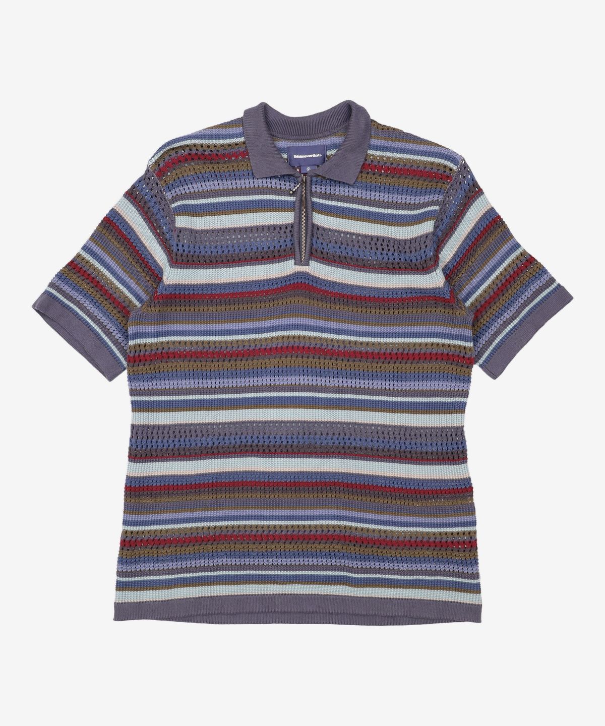 디스이즈네버댓(THISISNEVERTHAT) Striped S/S KnIt Polo Dark Navy M