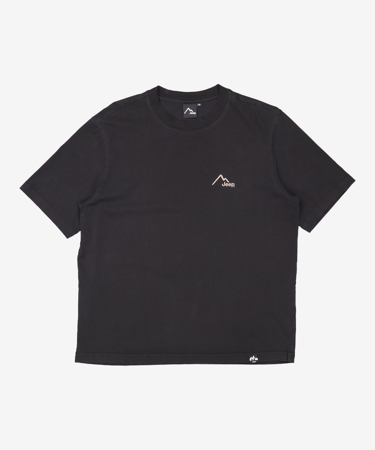 지프(JEEP) [에디션] 캠핑 스몰로고 반팔 티셔츠 (JP5TSU110BK) XL