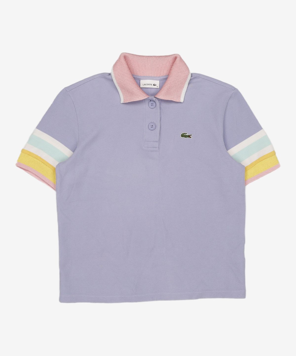 라코스테(LACOSTE) 여성 배색 폴로 셔츠 DF0628-51G D8J 36