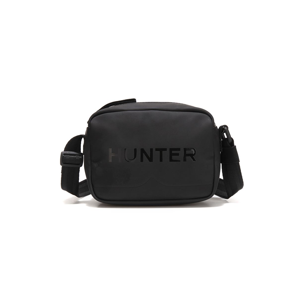 헌터(HUNTER) [UNISEX] 오리지날 라이트웨이트 러버라이즈드 크로스바디 - 블랙 HFU7144BXZBLK